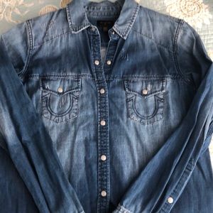 True Religion Denim Long Sleeve Shirt